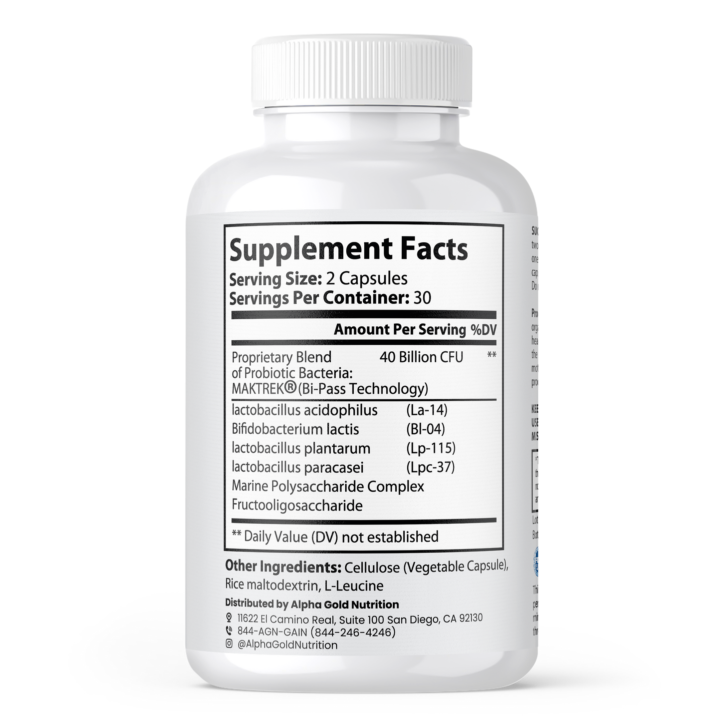 (Out of stock) Probiotic 40 Billion CFU – Digestive Balance