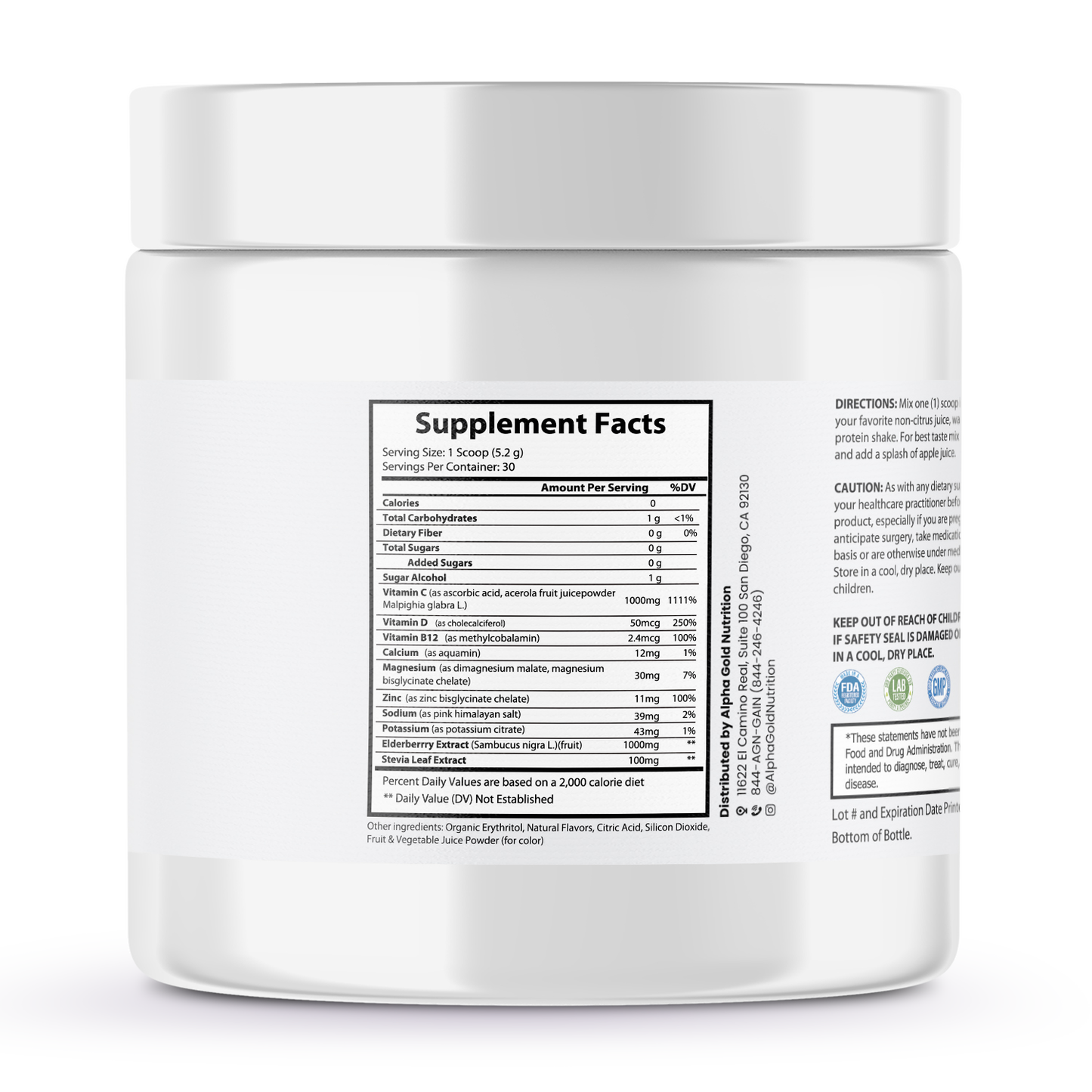 Elderberry with Zinc & Vitamin C – Natural Immune Defense