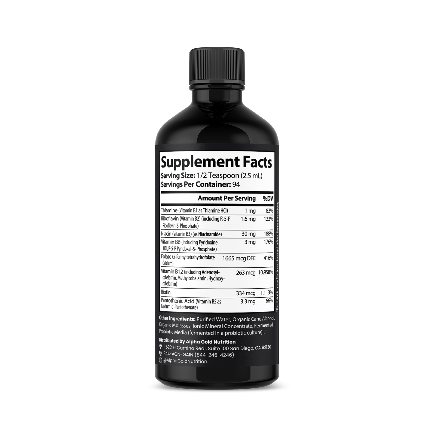 Vitamin B Complex – Fermented Life Force Blend