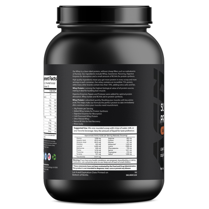 5LB Whey Protein – Dutch Chocolate
