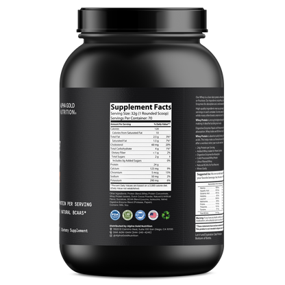 5LB Whey Protein – Dutch Chocolate