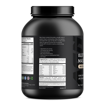(Out of stock) 6LB Whey Protein – 500 Calorie Vanilla Milkshake