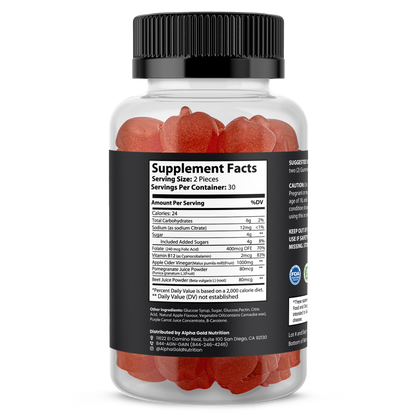 Apple Cider Vinegar Gummies – Daily Detox Support